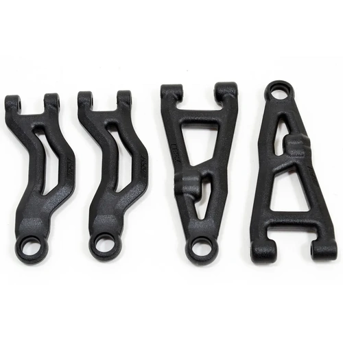 RPM Front Upper and Lower Suspension Arms 4Pcs - Black