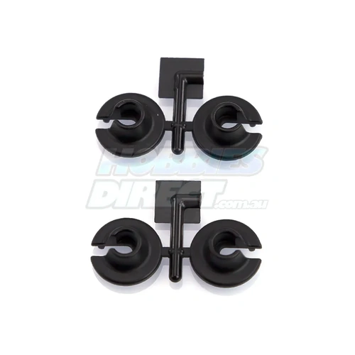 RPM Black Traxxas/HPI/Losi Shock Lower Spring Retainers