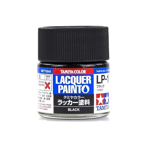 Tamiya LP-1 Black Lacquer Paint 10ml
