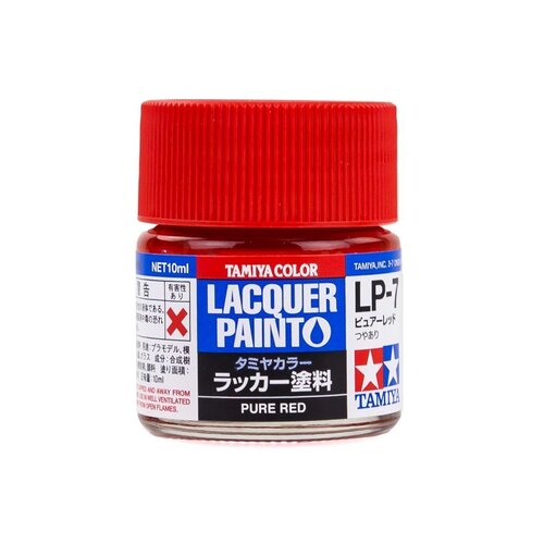 Tamiya LP-7 Pure Red Lacquer Paint 10ml