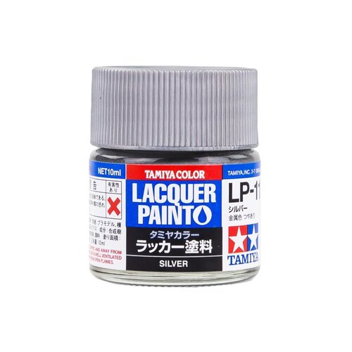 Tamiya LP-11 Silver Lacquer Paint 10ml