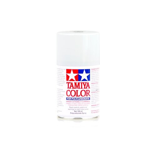 Tamiya PS-1 White Polycarbonate Spray Paint 100ml