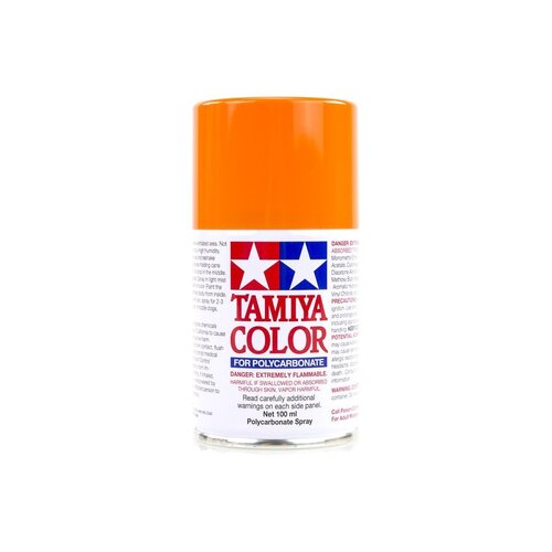 Tamiya PS-62 Pure Orange Polycarbonate Spray Paint 100ml