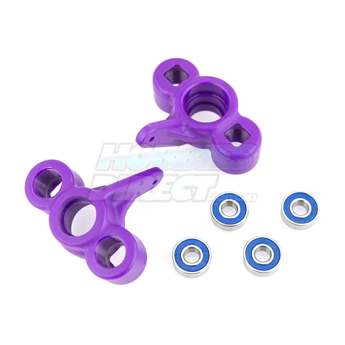 RPM Purple T/E-Maxx Steering Hub Set