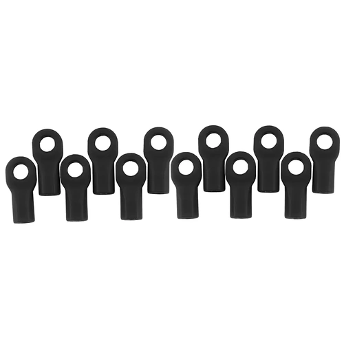 RPM Black Traxxas Short Rod Ends 12Pcs