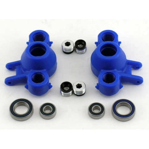 RPM Blue T/E-Maxx/Revo Steering Hub Set