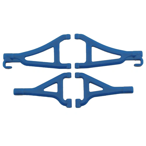RPM Blue 1/16 E-Revo Front Upper & Lower Suspension Arm Set