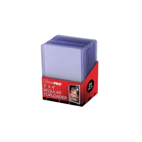 25 Ultra PRO Regular 35pt Toploaders 3x4" Card Topload Holders Toploader Loaders