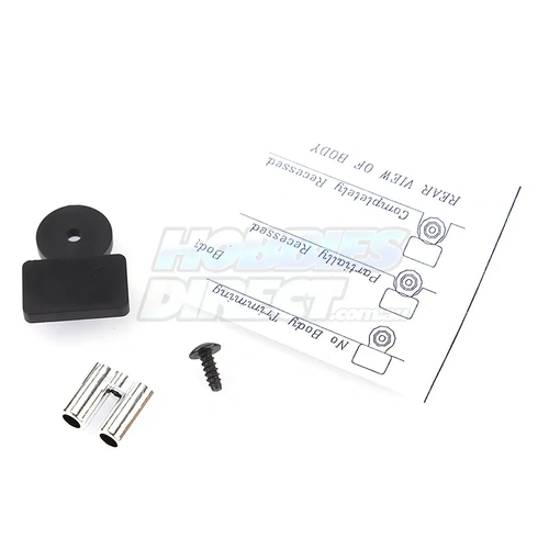 RPM Chrome 1/10 "Slim Twinz" Model Exhaust Pipe Tip