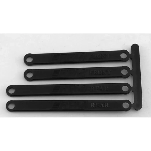 RPM Black E-Rustler/E-Stampede Camber Link Set