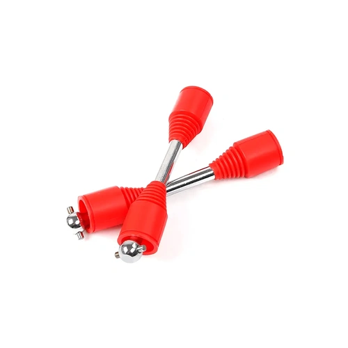 Rovan 9mm Drive Shaft (Press Fit Pins) /w Red Rubber Boots 2Pcs
