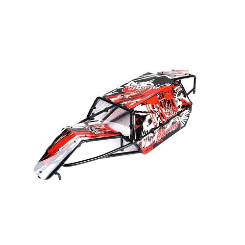 Rovan Black Steel Baja Roll Cage w/ Painted Red Panels