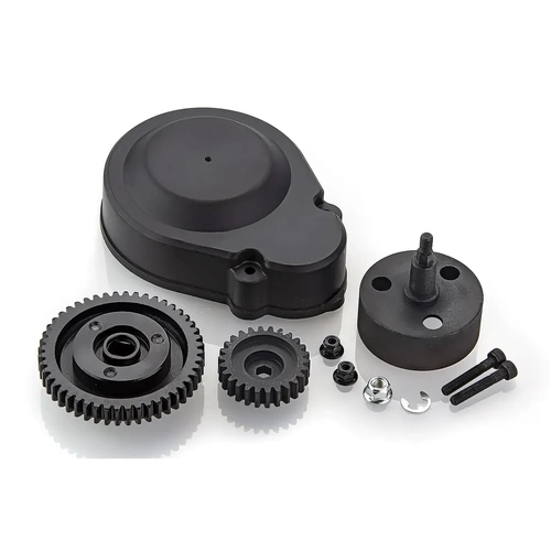 Rovan Steel 26T/48T 1.5Mod Pinion & Spur Gear Set w/ Clear Gear Cover