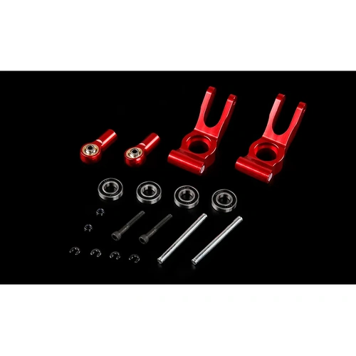 Rovan Baja Orange Aluminium Rear Hub Set
