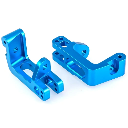 HSP Blue Aluminium Front Hub Carrier Set