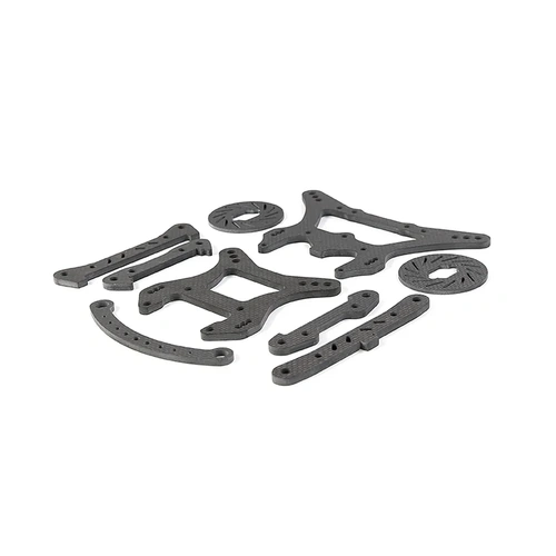 Rovan Carbon Fibre Shock Tower, Brace and Brake Disc Set