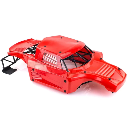 Rovan 5IVE-T Red Complete Injection Molded Panels Body Shell w/ Complete Roll Cage