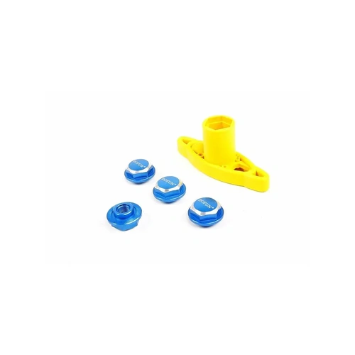 Rovan Blue Big X Wheel Nut Kit