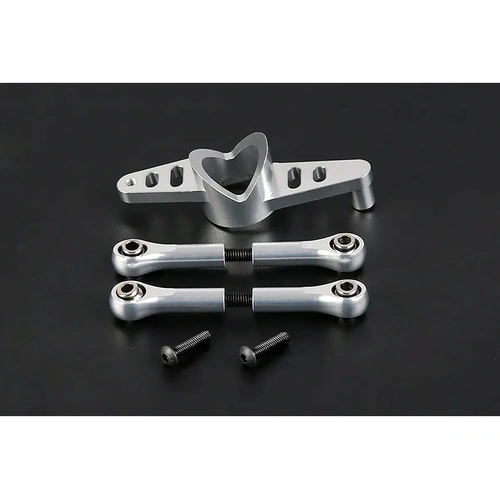 Rovan Silver Aluminium Dual Steering Mounts Set