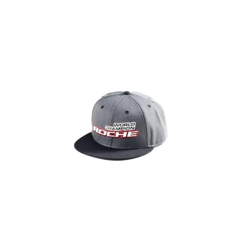 Roche - World Champion Commemorate Hat, Flat Bill, Gray/Black (920003)