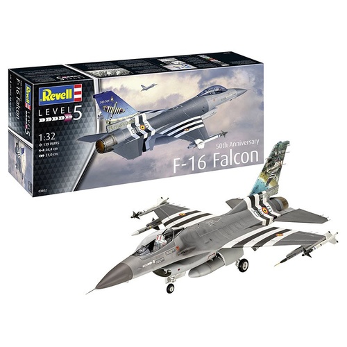 Revell 1/32 F-16 Falcon 50th Anniversary Plastic Model Kit