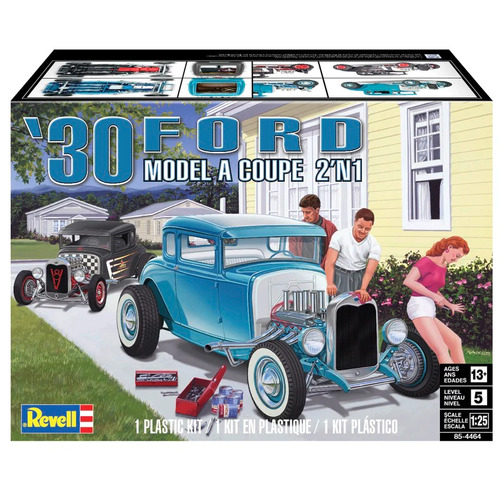 Revell 1/25 30 Ford Model A Coupe 2n1