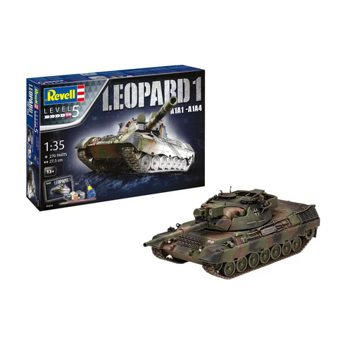 Revell 1/35 Leopard 1 A1A1-A1A4 Tank Scaled Plastic Model Kit