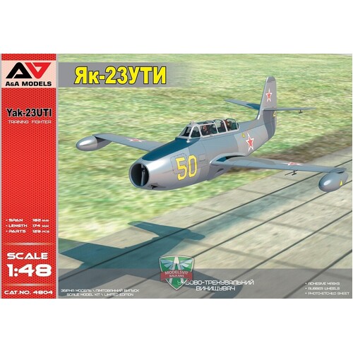 A&A Models 4804 1/48 Yak-23UTI Plastic Model Kit