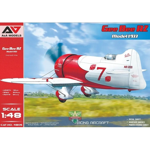 A&A Models 4805 1/48 Gee Bee R2 (1933 version) Plastic Model Kit