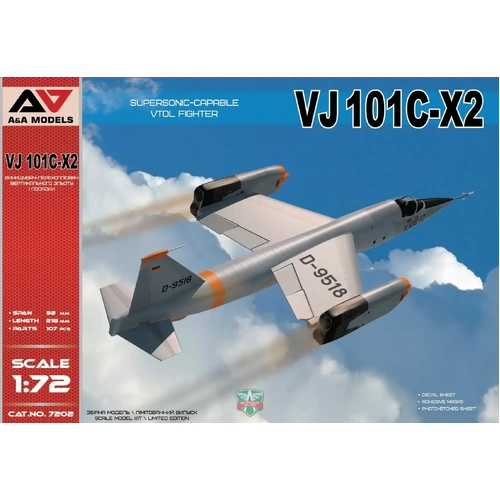 A&A Models 7202 1/72 VJ-101 Plastic Model Kit