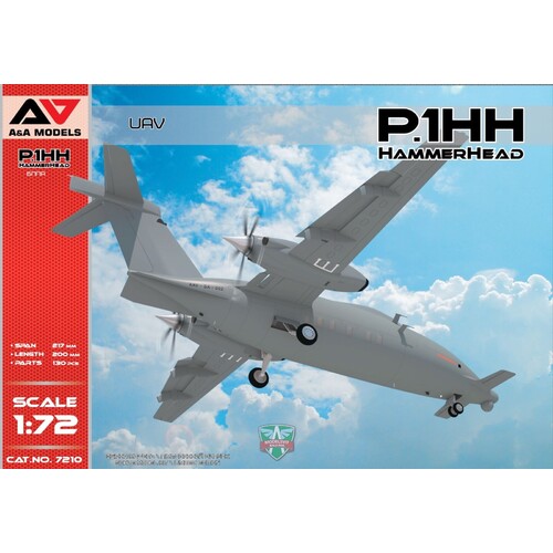 A&A Models 7210 1/72 P-1HH HammerHead (Flying prot) UAV Plastic Model Kit