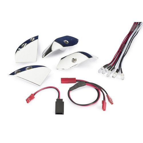 Absima Light Buckets Set For Body Chrome - AB2320005