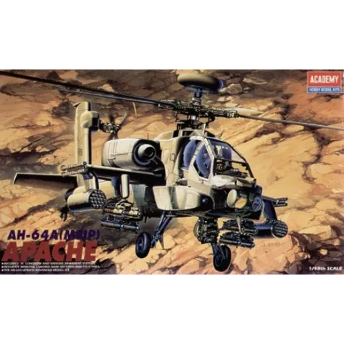 Academy 12262 1/48 AH-64A Apache Plastic Model Kit