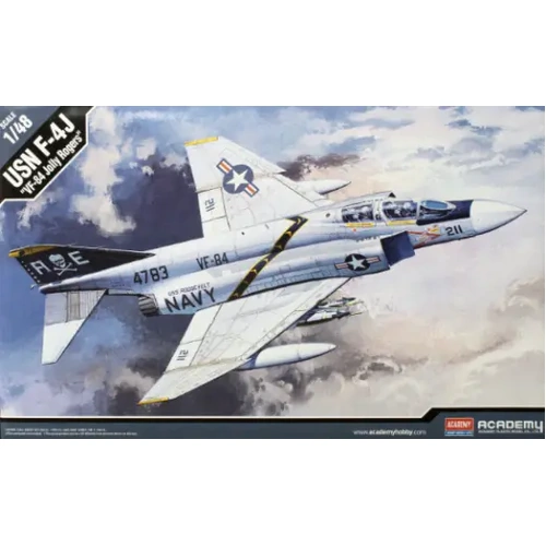Academy 12305 1/48 F-4J "VF-84 Jolly Rogers" Phantom II Plastic Model Kit
