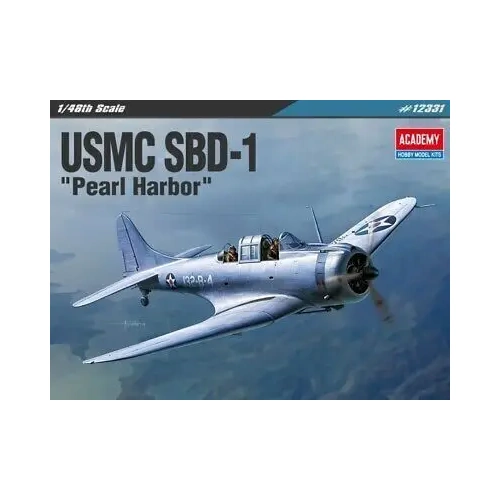 Academy 12331 1/48 USMC SBD-1 "Pearl Harbour" Plastic Model Kit
