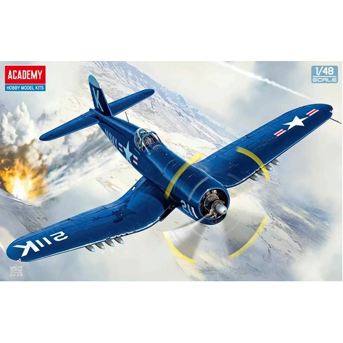 Academy 1/48 USN F4U-4 "Battle of Jangjin Reservoir" Plastic Model Kit 12353