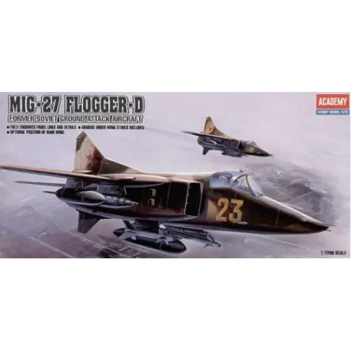Academy 12455 1/72 M-27 Flogger-D Plastic Model Kit