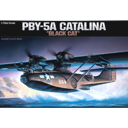 Academy 12487 1/72 PBY-5A Catalina Plastic Model Kit *Aus Decals*