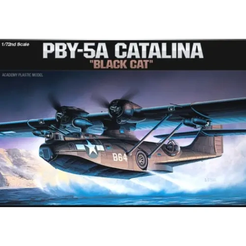Academy 12487 1/72 PBY-5A Catalina Plastic Model Kit *Aus Decals*