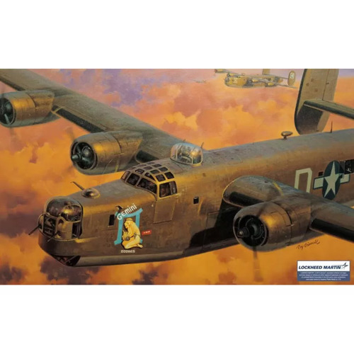 Academy 1/72 "Zodiac" USAAF B-24H Liberator Bomber Scaled Plastic Model