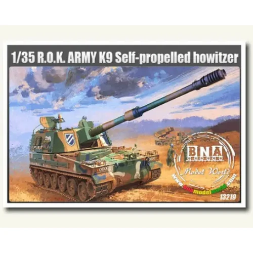 Academy 13219 1/35 TANK K9 SELF PROP HOWITZER ROK ARMY +FIGURES