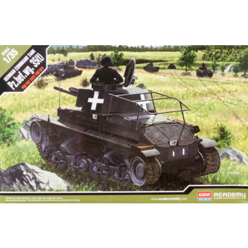 Academy 13313 1/35 German Command Tank Pz.Bef.Wg 35(T) Plastic Model Kit
