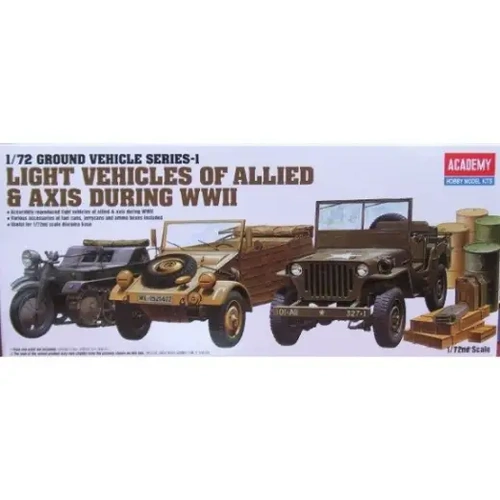 Academy 13416 1/72 Ground Vehicle Series-1 Plastic Model Kit