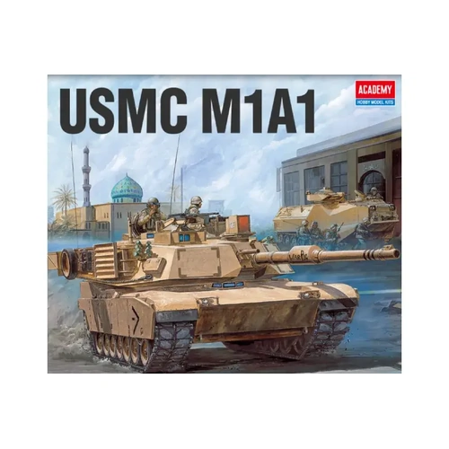 Academy 1/72 USMC M1A1 Tank Scaled Plastic Model Kit - ACA-13430