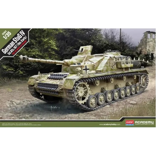 Academy 13522 1/35 German StuG IV Sd.Kfz.167 "Ver.Early" Plastic Model Kit