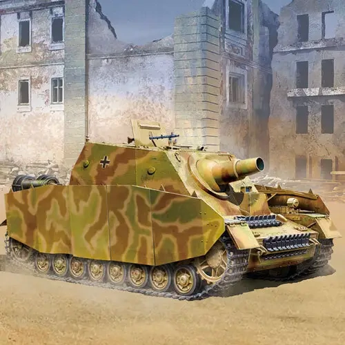 Academy 13525 1/35 German Strumpanzer IV Brummbär Ver.Mid Plastic Model Kit