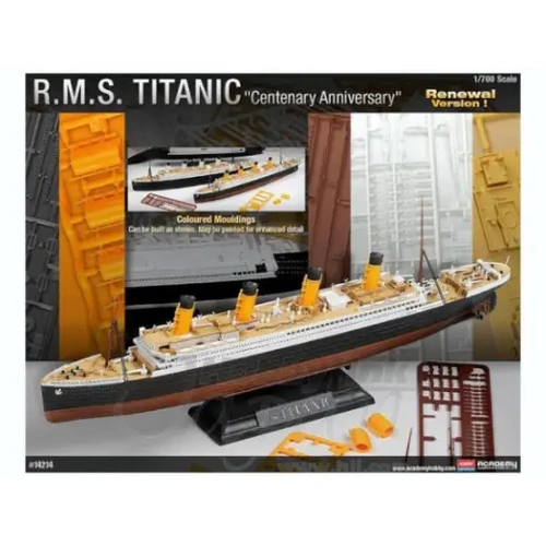 Academy 14214 1/700 R.M.S. Titanic "Centenary Anniversary" MCP Plastic Model Kit