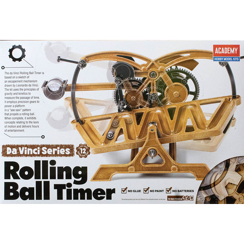 Academy 18174 Davinci Rolling Ball Timer Plastic Model Kit