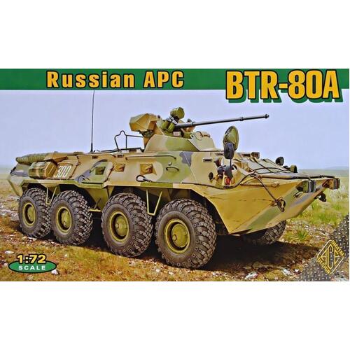 Ace Model 1/72 BTR-80A Russian APC Plastic Model Kit [72172]