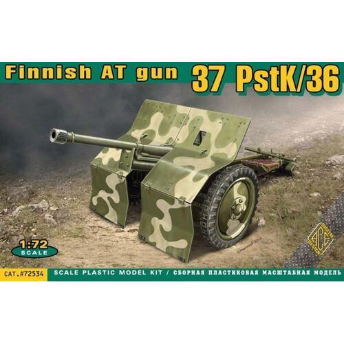 Ace Model 1/72 Finnish AT gun 37 PstK/36 Plastic Model Kit [72534]